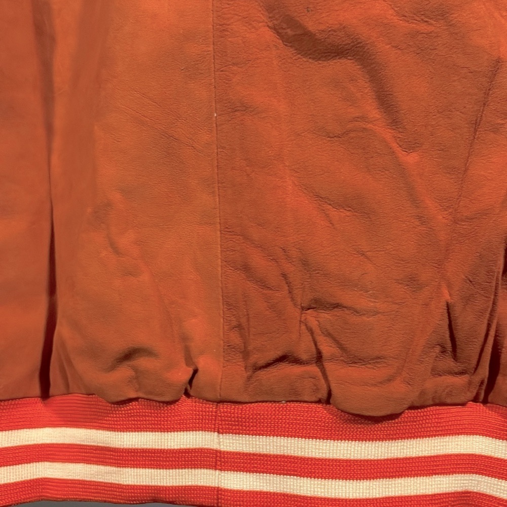 NEW [NYC Jackets] Texas Longhorns NCAA Orange Varsity Letterman Jacket Mens 3XL - Picture 10 of 15